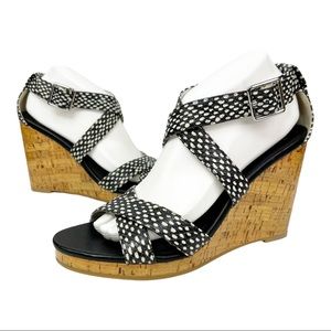 Cole Haan Grand OS Jillian Cork Wedge Sandals